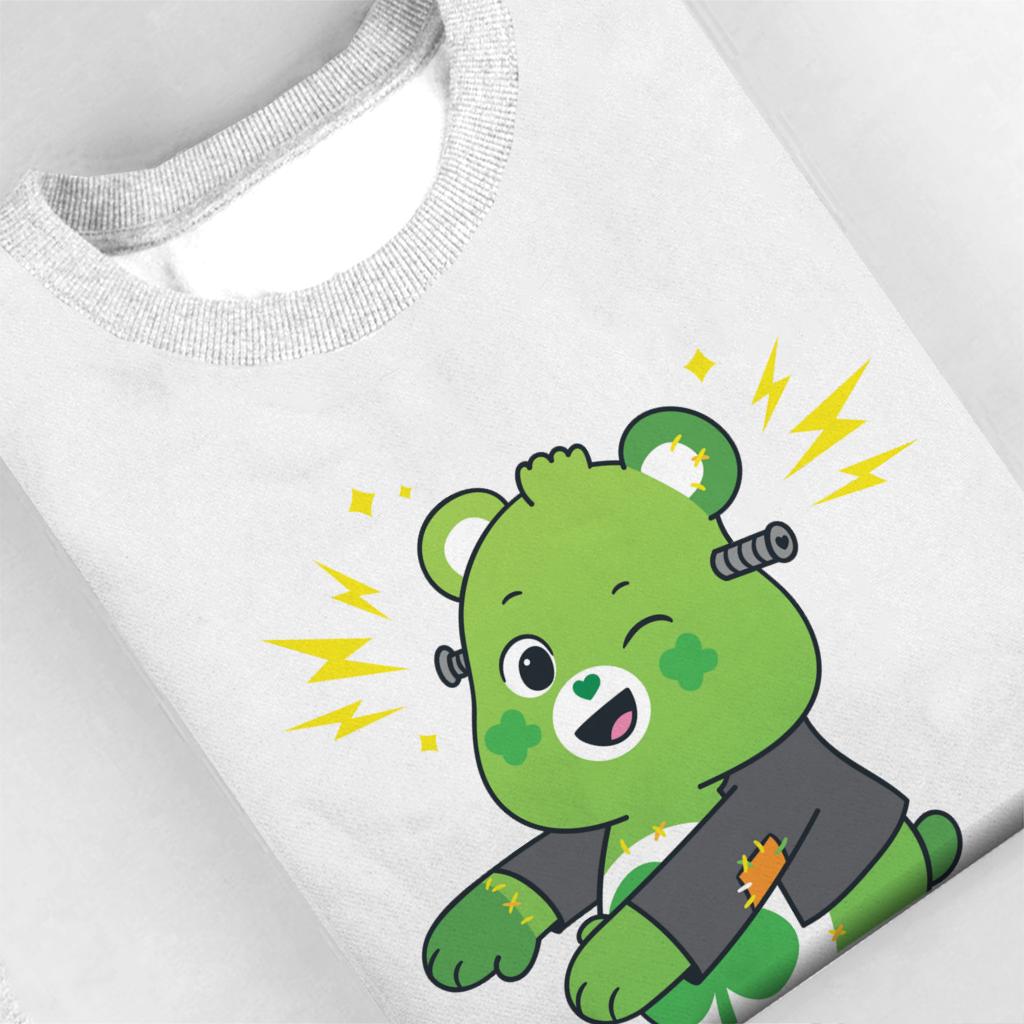 Halloween Good Luck Bear Frankenstein Men's Sweatshirt-Care Bears Store