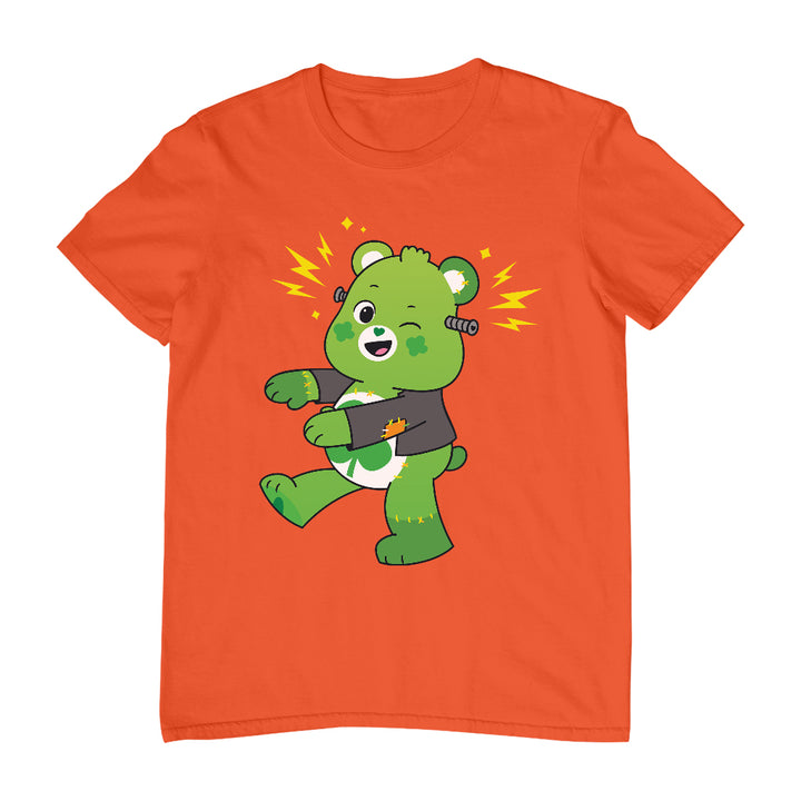 Halloween Good Luck Bear Frankenstein Men's T-Shirt-Care Bears Store