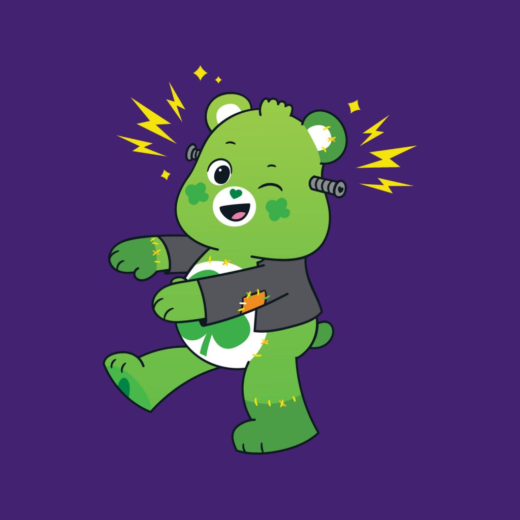 Halloween Good Luck Bear Frankenstein Women's T-Shirt-Care Bears Store