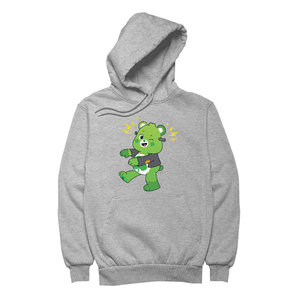 Halloween Good Luck Bear Frankenstein Women's Hooded Sweatshirt-Care Bears Store