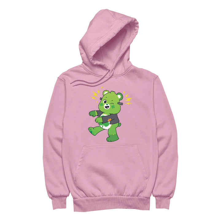 Halloween Good Luck Bear Frankenstein Women's Hooded Sweatshirt-Care Bears Store