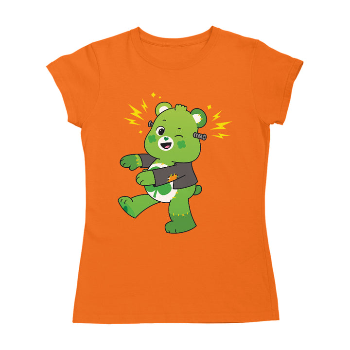 Halloween Good Luck Bear Frankenstein Women's T-Shirt-Care Bears Store