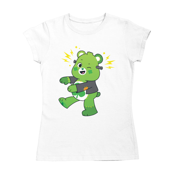 Halloween Good Luck Bear Frankenstein Women's T-Shirt-Care Bears Store