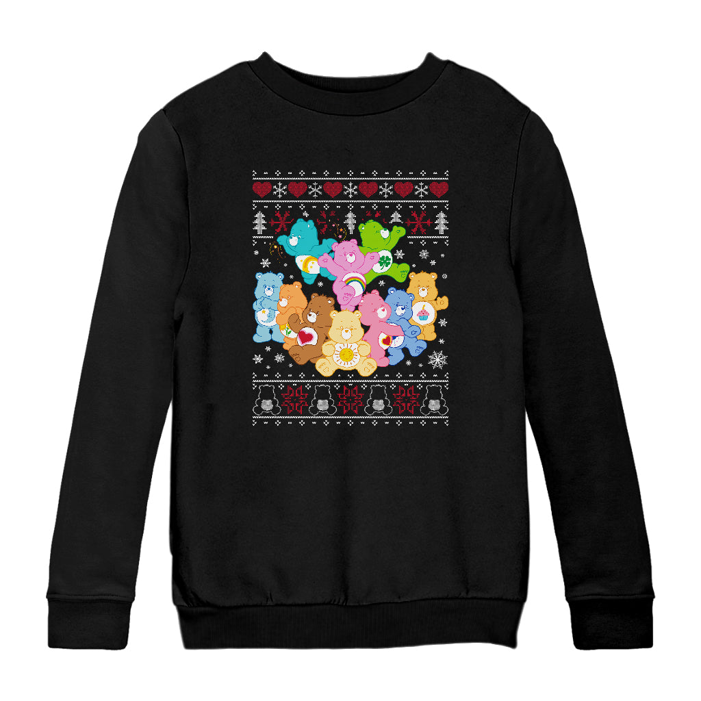Care Bears Christmas The Original Care Bears Kids Sweatshirt-Care Bears Store