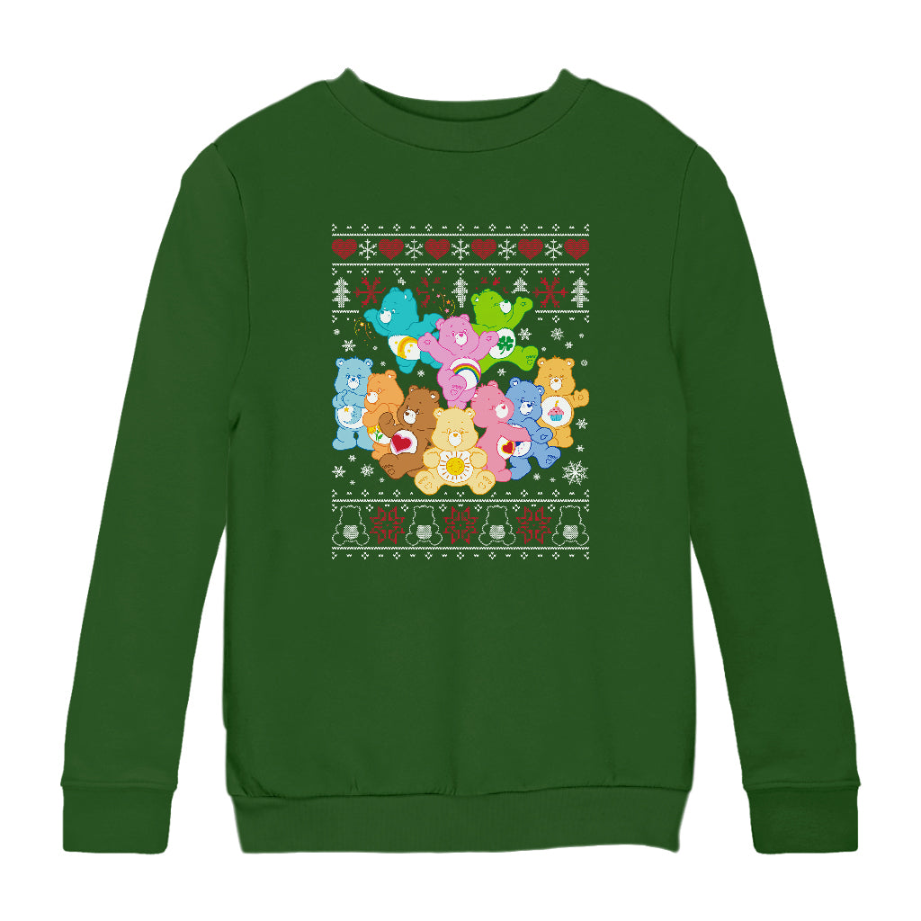 Care Bears Christmas The Original Care Bears Kids Sweatshirt-Care Bears Store