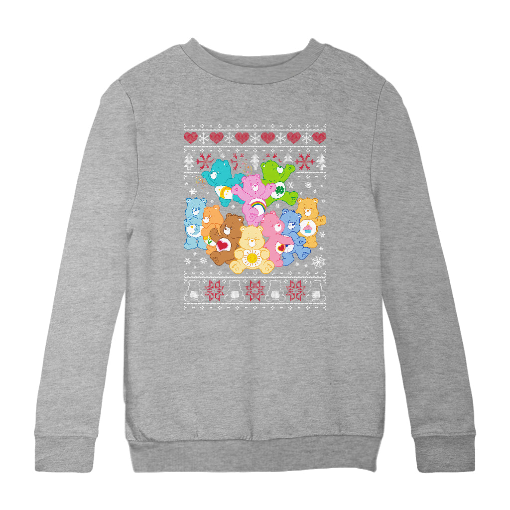 Care Bears Christmas The Original Care Bears Kids Sweatshirt-Care Bears Store