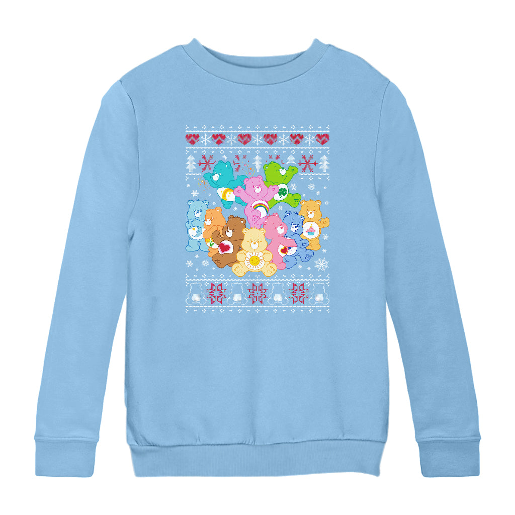 Care Bears Christmas The Original Care Bears Kids Sweatshirt-Care Bears Store