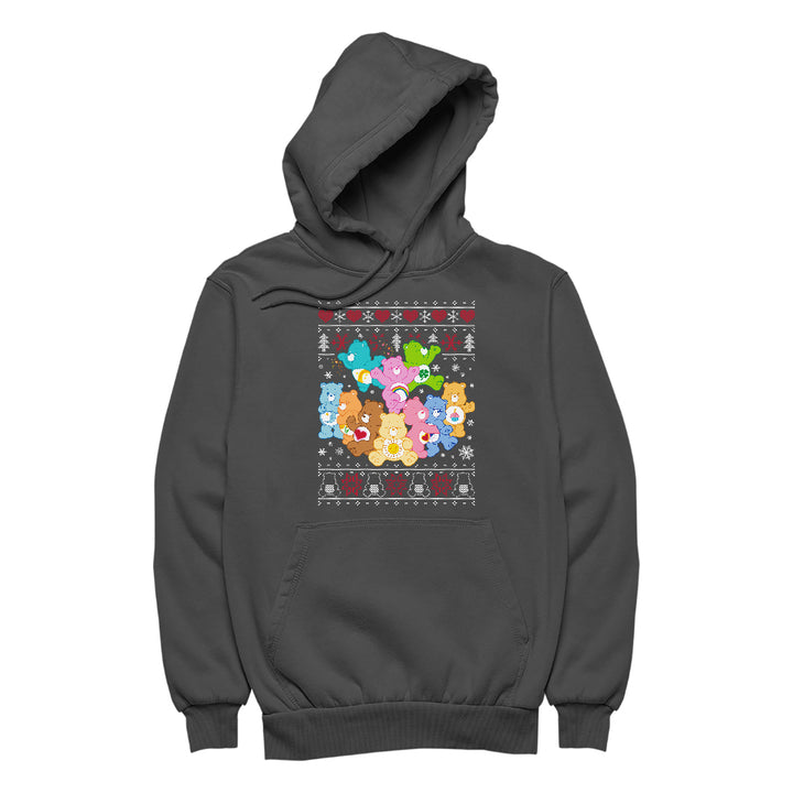 Care Bears Christmas The Original Care Bears Men's Hooded Sweatshirt-Care Bears Store