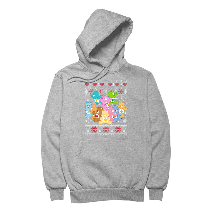 Care Bears Christmas The Original Care Bears Men's Hooded Sweatshirt-Care Bears Store