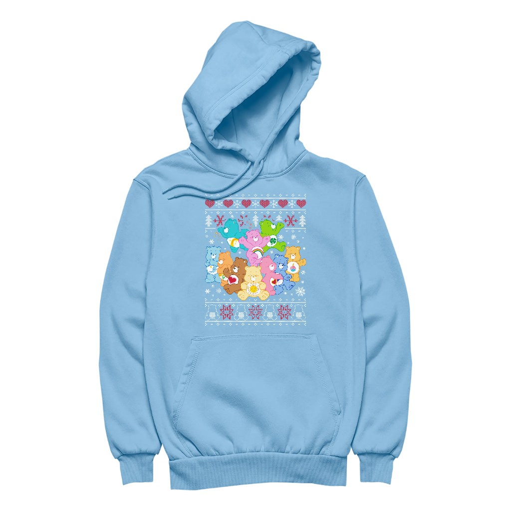 Care Bears Christmas The Original Care Bears Men's Hooded Sweatshirt-Care Bears Store