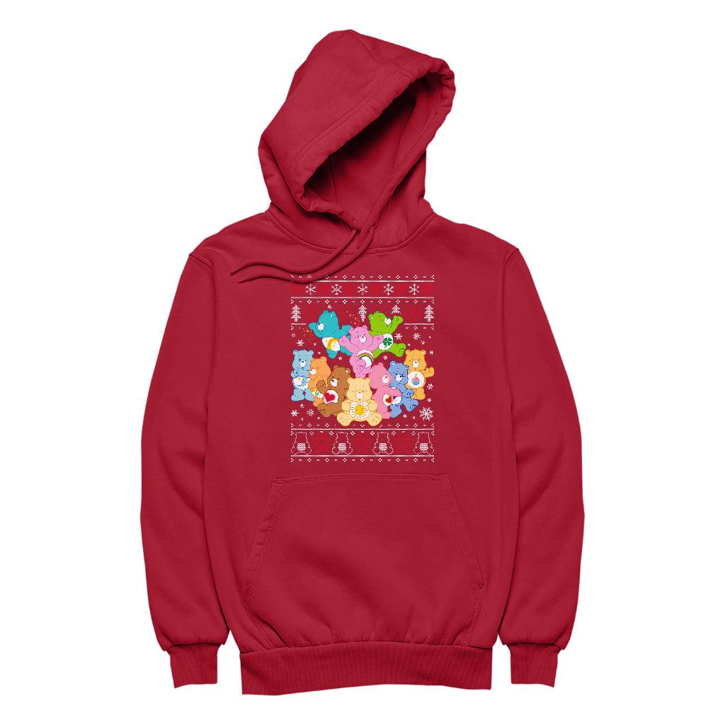 Care Bears Christmas The Original Care Bears Women's Hooded Sweatshirt-Care Bears Store
