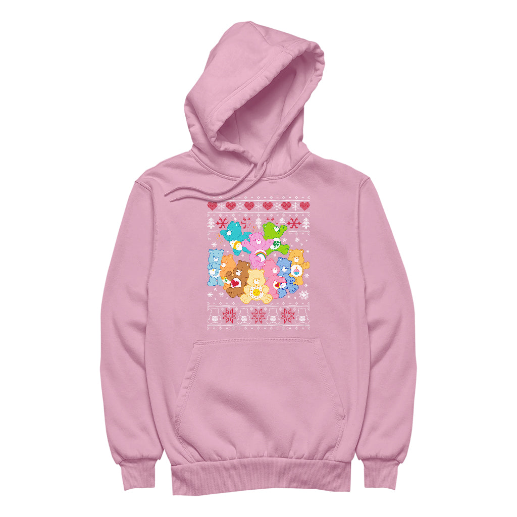 Care Bears Christmas The Original Care Bears Women's Hooded Sweatshirt-Care Bears Store