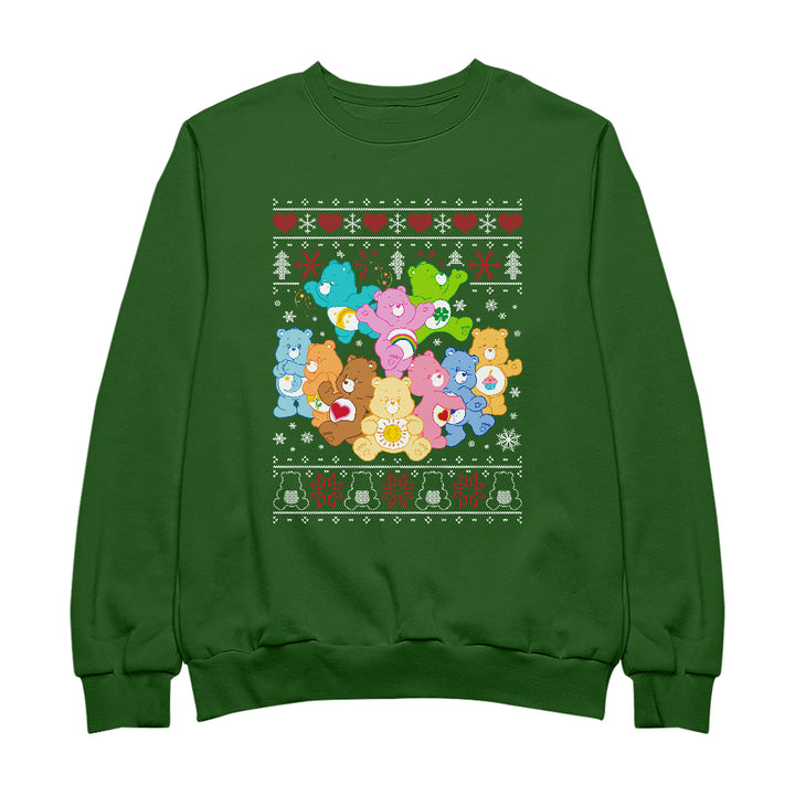 Care Bears Christmas The Original Care Bears Women's Sweatshirt-Care Bears Store