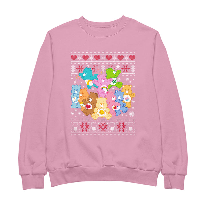 Care Bears Christmas The Original Care Bears Women's Sweatshirt-Care Bears Store