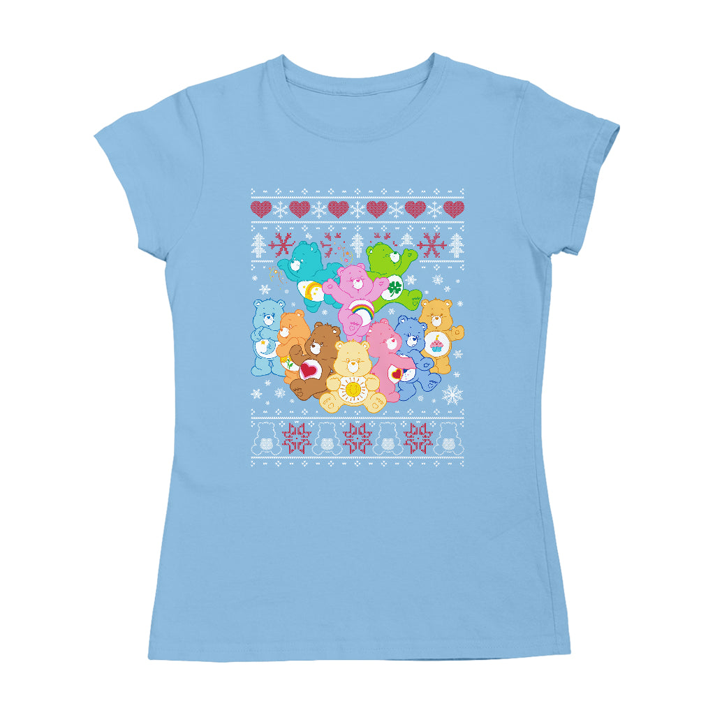 Care Bears Christmas The Original Care Bears Women's T-Shirt-Care Bears Store