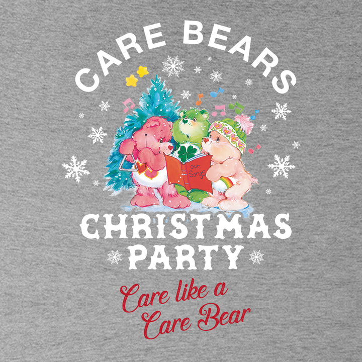 Care Bears Christmas Party Care Like A Care Bear Men's Hooded Sweatshirt-Care Bears Store