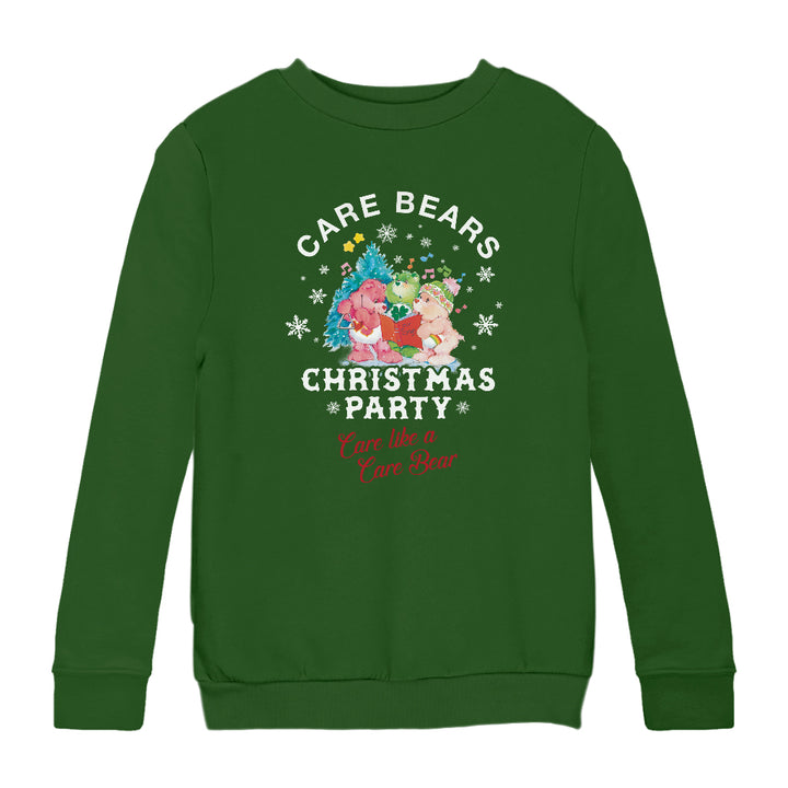 Care Bears Christmas Party Care Like A Care Bear Kids Sweatshirt-Care Bears Store