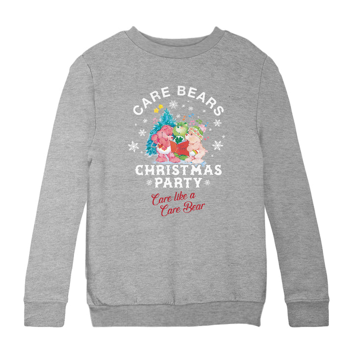Care Bears Christmas Party Care Like A Care Bear Kids Sweatshirt-Care Bears Store