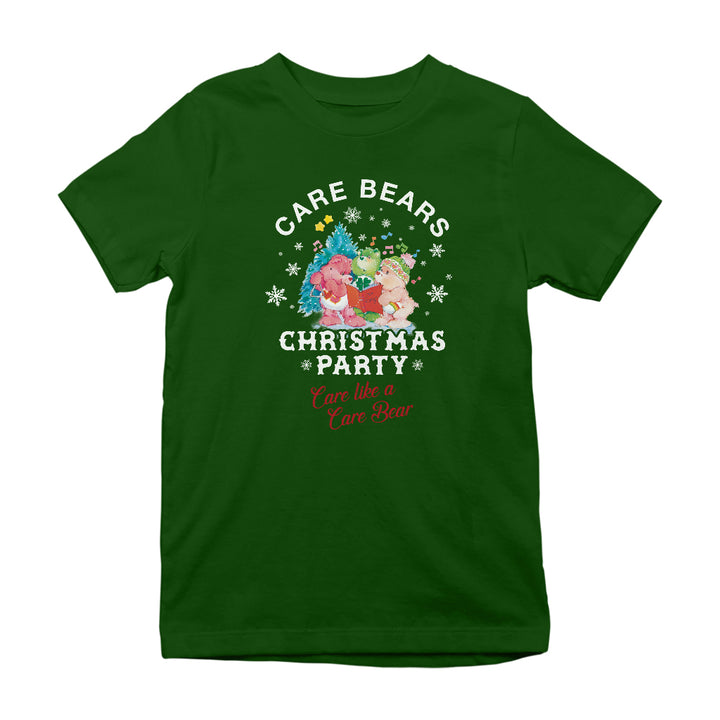 Care Bears Christmas Party Care Like A Care Bear Kids T-Shirt-Care Bears Store