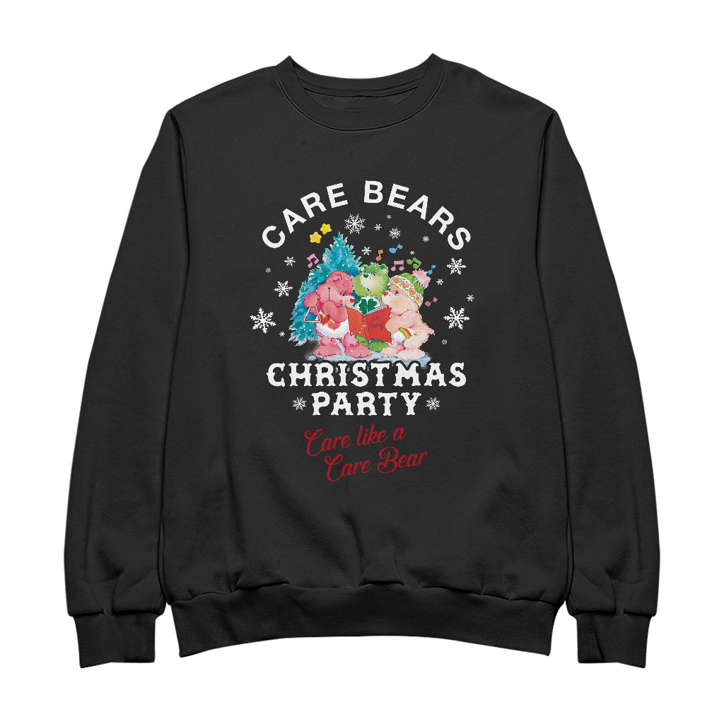 Care Bears Christmas Party Care Like A Care Bear Men's Sweatshirt-Care Bears Store