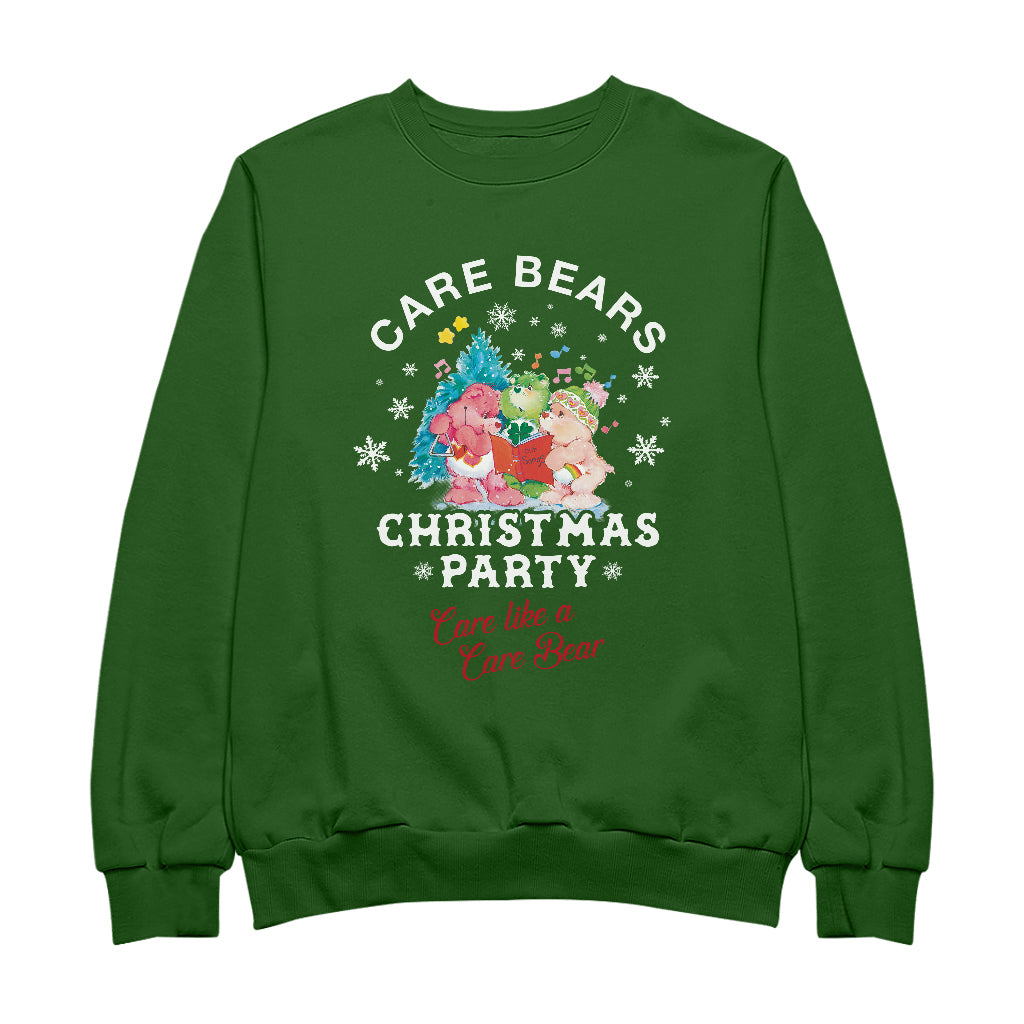 Care Bears Christmas Party Care Like A Care Bear Men's Sweatshirt-Care Bears Store