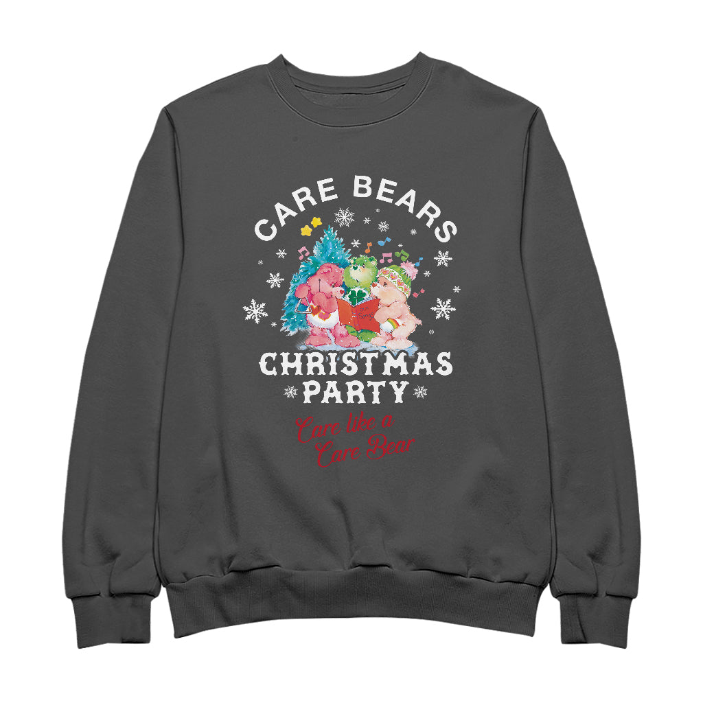 Care Bears Christmas Party Care Like A Care Bear Men's Sweatshirt-Care Bears Store