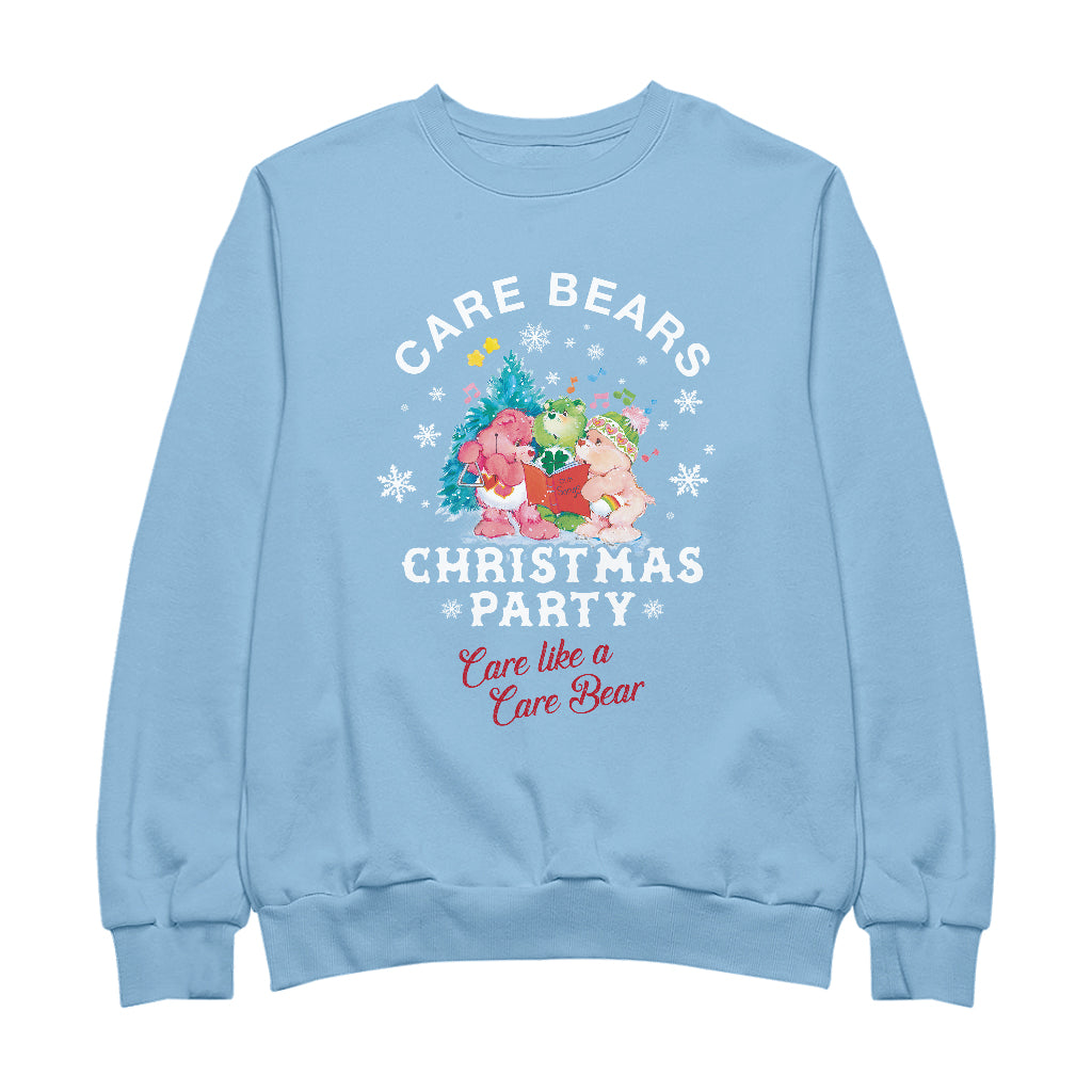 Care Bears Christmas Party Care Like A Care Bear Men's Sweatshirt-Care Bears Store