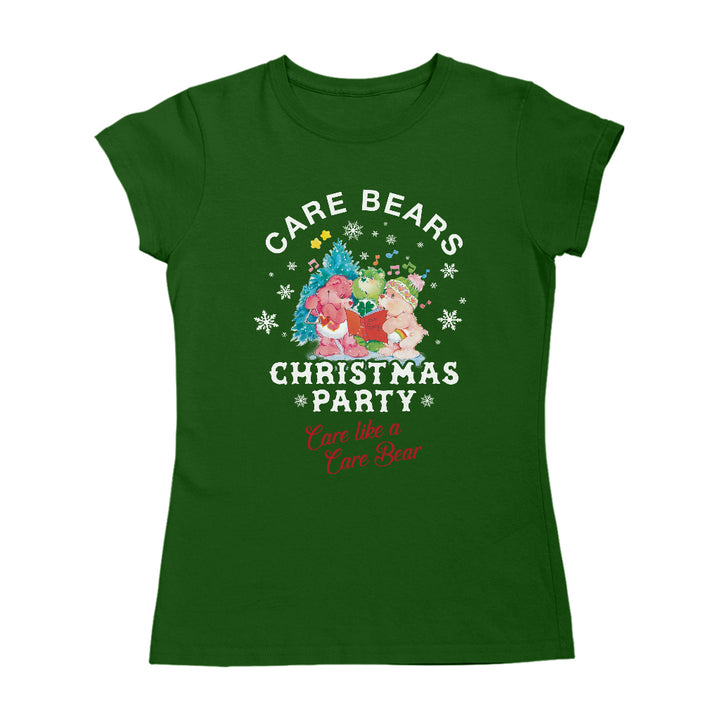 Care Bears Christmas Party Care Like A Care Bear Women's T-Shirt-Care Bears Store