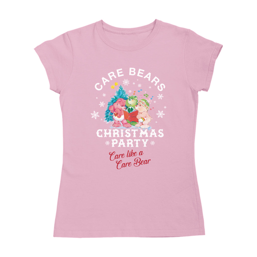 Care Bears Christmas Party Care Like A Care Bear Women's T-Shirt-Care Bears Store