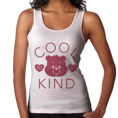 Care Bears Tenderheart Bear Cool To Be Kind Pink Flock Women's Vest