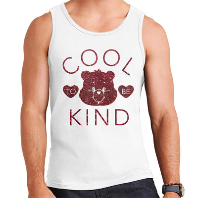 Care Bears Tenderheart Bear Cool To Be Kind Red Glitter Men's Vest