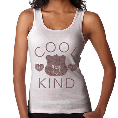 Care Bears Tenderheart Bear Furry Cool To Be Kind Metallic Pattern Women's Vest